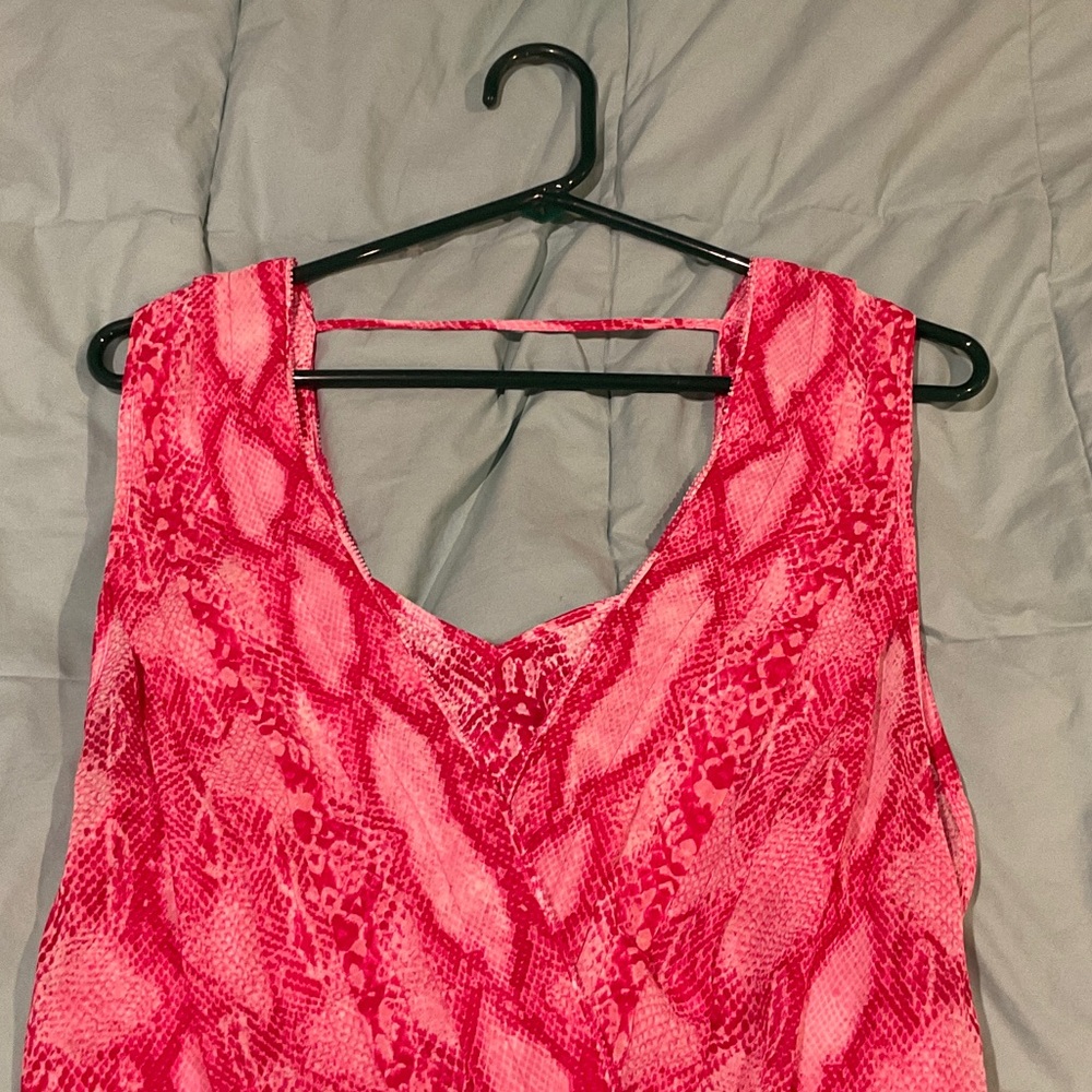 White House Black Market Pink Sleeveless Dress